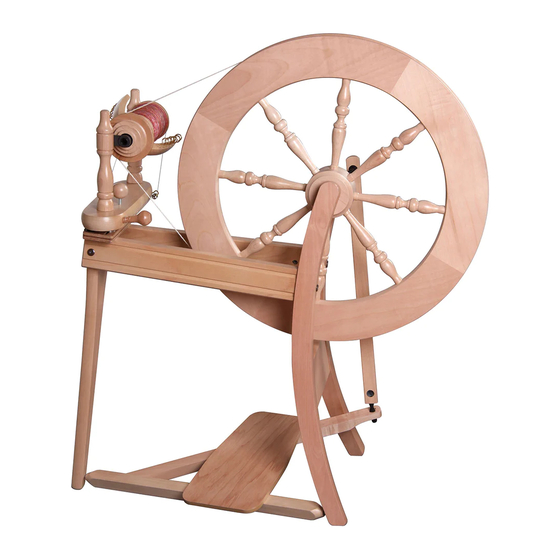 Ashford TRADITIONAL SPINNING WHEEL Gebruiksaanwijzing