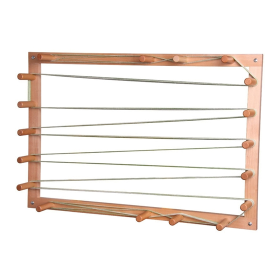 Ashford WARPING FRAME - Large Instruções