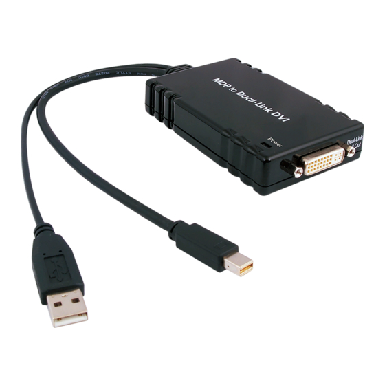 Cypress CMDP-DL2DVI Manuale operativo