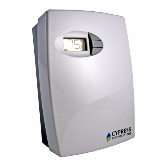 Cypress Envirosystems WPT-80 Series Operasi dan Pemeliharaan