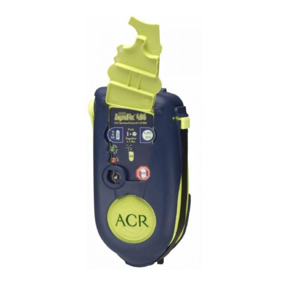 ACR Electronics AQUAFIX 406 Spécifications