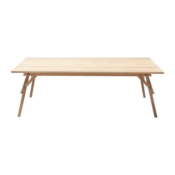 Askia ATELIER TABLE 조립 지침