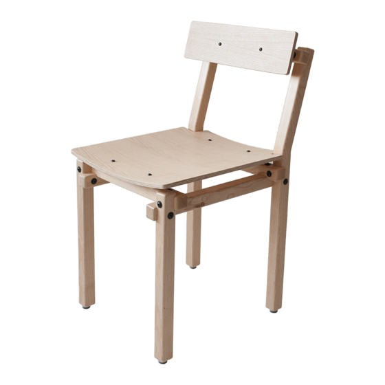 Askia FAIR AND SQUARE CHAIR Instrucciones de montaje