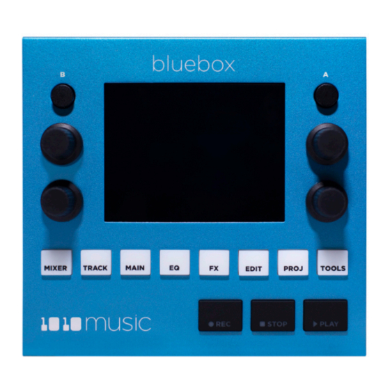 1010music Bluebox 1.0 Посібник із швидкого старту