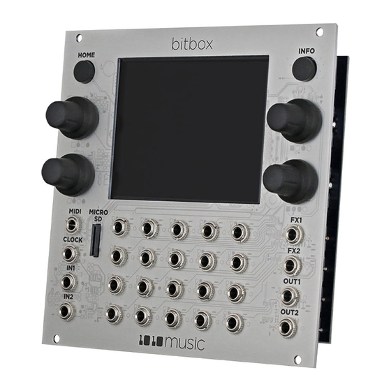 1010music Bitbox MK2 1.0 Посібник із швидкого старту